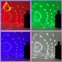 Éclairage laser pour boîte de nuit 50W, lumière de scène LED flash 20W, lumières disco LED RGBW pour DJ, bar, fête, lumière de boule magique rotative 15W