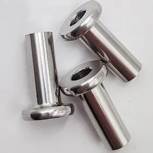 T316 Stainless Steel Protective Protector Sleeves Grommet for Wire Rope Wood/Composite Post Cable Railing Kit Deck Rails