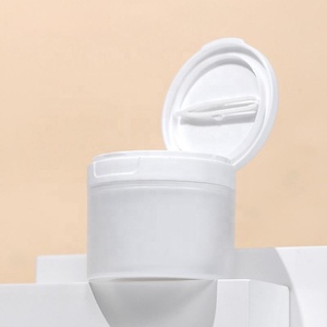 120ml <span class=keywords><strong>150ml</strong></span> chăm sóc da <span class=keywords><strong>container</strong></span> Frosted nhựa mỹ phẩm Jar với thìa thìa và Tweezer 50ml 100ml lật chăm sóc da hàng đầu Jar - Product Image 6