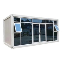 Fábrica personalizada Modular Montaje rápido Prefabricado Ventanas de vidrio prefabricadas Casa Casas de contenedores