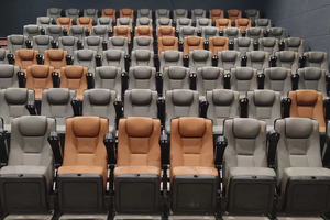 Fauteuil <span class=keywords><strong>de</strong></span> cinéma commercial en cuir, fauteuils <span class=keywords><strong>de</strong></span> salle <span class=keywords><strong>de</strong></span> cinéma, mécanisme d'inclinaison électrique, fauteuil <span class=keywords><strong>de</strong></span> cinéma VIP - Product Image 3