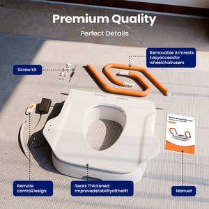 調節可能な高さ折りたたみ式電動便座椅子浴室安全装置高齢者移動サポート障害者回復 - Product Image 6