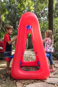 ألعاب خارجية، لوح رسم قابل للنفخ من البي في سي ذو وجهين قابل للغسل، ألعاب للأطفال مقاس 28.7×31.88 سم - Product Image 4