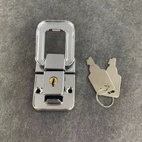 Serrures brillantes boîte à bijoux boîte en bois boîtes professionnelles raccords serrure en métal avec clé pour tiroir