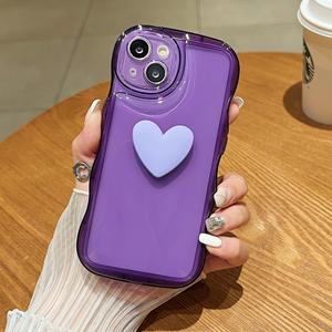 Coque de téléphone adaptée au vivo S16 Pro, coque simple semi-transparente à bulles ondulées, motif cœur à bulles, coque de téléphone anti-chute à couverture complète - Product Image 2