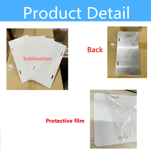 Thăng hoa tấm giấy phép khoảng trống 255 Gói Miễn Phí vận chuyển nhôm 12x6 inch thăng hoa khoảng trống số lượng lớn nhiệt chuyển xe tấm - Product Image 5