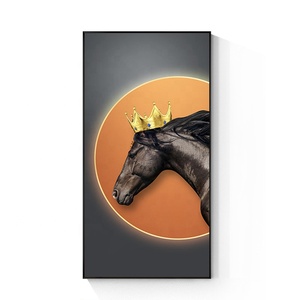 Aluminum Alloy 5d Decorative Diamond Crystal Porcelain <strong>Painting</strong> for <strong>Horse</strong> - Product Image 5