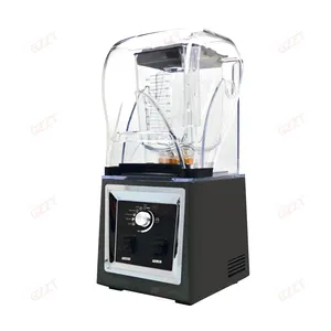 다기능 2L 고출력 블렌더 푸드 프로세서 방음 커버 고속 PC 컵 2200W 상업용 헤비 듀티 블렌더