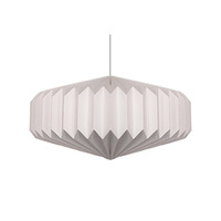 Kit de fabrication d'abat-jour en papier origami DIY |   Abat-jour géométrique en forme de diamant pour la décoration de la maison |   Fournitures pour la fabrication de lanternes en papier pliables
