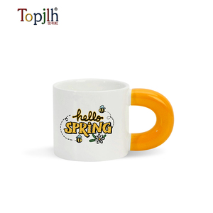 Taza Plana Gruesa de Cerámica Topjlh para Sublimación, 330 ml, Personalizable, para Hogar, Cafetería, Oficina, Venta al por Mayor - Product Image 6
