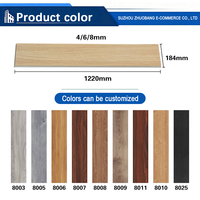 Neues Design Selbst klebender SPC-Bodenbelag Wasserdichte und schall dichte PVC-Vinyl planke Leicht zu reinigendes Interieur