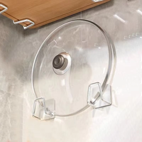 Étagère murale de rangement pour cuisine en acier inoxydable, support d'évier avec crochets pour éponge, savon et couvercles de casseroles, design peu encombrant
