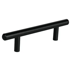 Maître avec 96 unités Poignée en acier, 96mm, Ligne de cylindre, noir, HERMEX - Product Image 1