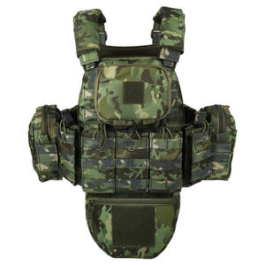 Gilet tattico personalizzato nero verde kaki Camo da esterno regolabile <span class=keywords><strong>Molle</strong></span> sistema di allenamento in poliestere - Product Image 4