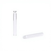 Flacons d'échantillons en verre, flacons compte-gouttes, pots à capsules, tubes à essai en borosilicate avec bouchons à vis, bouchons en bois, créatifs