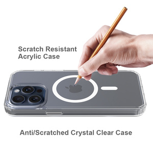 Anti-Scratch rõ ràng trường hợp điện thoại cho <span class=keywords><strong>Iphone</strong></span> 15 Pro Max trường hợp trong suốt từ trường hợp điện thoại di động chống sốc điện thoại di động Trường hợp bìa - Product Image 4