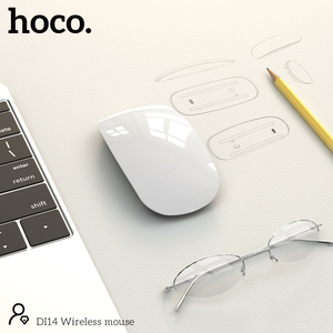 Hoco Chuột Ma Thuật Bề Mặt <span class=keywords><strong>C</strong></span>ảm Ứng Đa Chạm Không Dây BT Pin Sạ<span class=keywords><strong>c</strong></span> Màu Trắng DI14 OEM - Product Image 6
