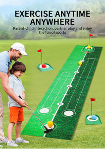 Equipo de entrenamiento de golf para niños, juego de alfombras, juego de alfombras 2 en 1, pelota adhesiva para lanzar deportes y ocio, juguetes para interiores y exteriores - Product Image 3