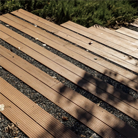 Planches de terrasse en bois composite WPC imperméables pour jardin, piscine, extérieur