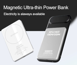 C148A Banco <span class=keywords><strong>de</strong></span> Energía Magnético Ultrafino <span class=keywords><strong>de</strong></span> 7.3mm con Indicador LED, Diseño <span class=keywords><strong>de</strong></span> Logotipo Personalizado Gratuito para 5000mAh <span class=keywords><strong>de</strong></span> Energía Portátil - Product Image 3