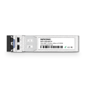 Émetteurs-récepteurs à fibre optique LC duplex <span class=keywords><strong>SFP</strong></span> + 10Gbps ER 1310nm SMF 40KM sans entretien - Product Image 1