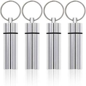 Multifunction Metal Aluminum Alloy Bottle Organizer Travel <b>Pill</b> Box <b>Case</b> Packaging - Product Image 3