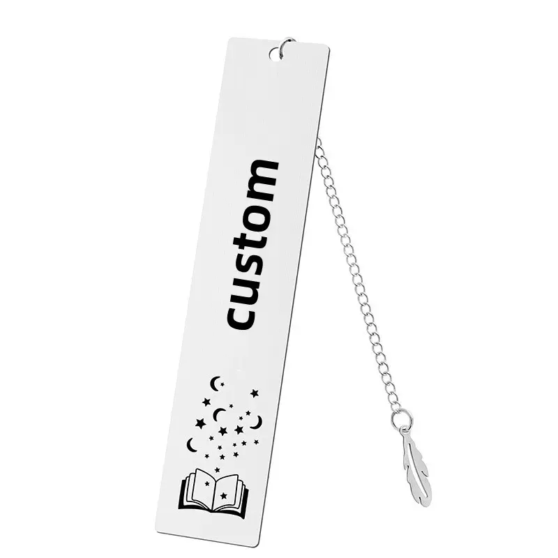 Souvenirs Geven Aways Met Doos Metalen Magnetische Goud Zwart Fashion Custom Bookmark Metalen Bladwijzers