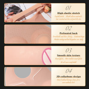 Oem/Odm Siliconen Enorme Borsten Super Nek Hangende Borst Vorm Kunstmatige Valse Borsten Bodysuit Voor Crossdresser Cosplay Transgender - Product Image 3