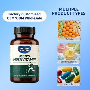 แคปซูลวิตามินรวมสมุนไพรธรรมชาติสำหรับผู้ชาย แบรนด์ OEM สูตรต้านอนุมูลอิสระ เสริมสร้างพลังงานและความมีชีวิตชีวาในทุกวัน - Product Image 4