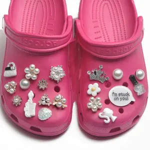Encantos personalizados de pvc, fivela de plástico de buraco de alta qualidade para sapatos, design para crianças