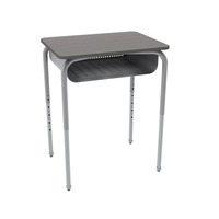 Bureau réglable en hauteur, style simple, mobilier scolaire avec tiroir