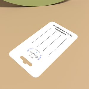 Mới Tùy Chỉnh Kẹp Tóc Bao Bì Các Tông Đơn Giản Trẻ Em Của Phụ Kiện Tóc Hairband Thẻ Giấy Có Thể Tái Chế Tóc Bow Clip Thẻ - Product Image 3