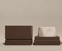 Boîte-cadeau de luxe personnalisée de qualité supérieure, boîte-cadeau exquise pour mariage, bougie en céramique aromathérapeutique faite à la main