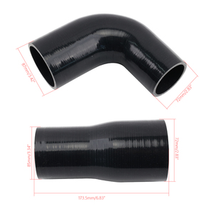 Kit de Tuyaux d'Intercooler en Silicone Haute Performance pour BMW 135i 335i N54 N55 E82 E90 E92 ICP035-BK - Product Image 6