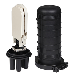 Boîte d'épissure de fibre optique extérieure de type dôme à <span class=keywords><strong>3</strong></span> ports Boîte de jonction étanche thermorétractable avec caractéristiques réseau essentielles - Product Image 1