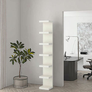 DU'S Librería Moderna de Madera Negra Librería Cinco Pisos - Product Image 2