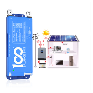 BMS חכם 4S~8S 100A CAN/RS485 7S bms 36V 48V 60V 1A איזון אקטיבי Lifepo4 <span class=keywords><strong>Li</strong></span>-ion סוללה חכמה BMS עבור מהפך אחסון סולארי - Product Image 2