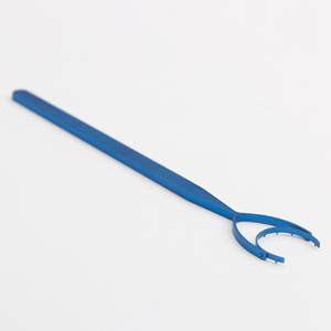 Thornton Fixatie Ring voor Keratoplastie Hoornvlies Transplantatie Herbruikbare Fijne Fixatie Ring Draaibare Kop Ring <span class=keywords><strong>Fixator</strong></span> Haak - Product Image 5