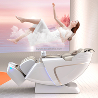 Sillón de Masaje de Lujo 4D para Todo el Cuerpo, Gravedad Cero, Inteligencia Artificial, Automático, Estiramiento Tailandés 3D, Pista SL, Eléctrico, Shiatsu