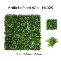 Natural Looking Plastic Faux Artificial Green Grass Living Wall for Party