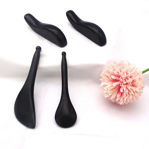 Gua Sha-rascador de masaje de piedra Bian, herramienta de terapia de acupresión, color negro, para la salud Natural - Product Image 4