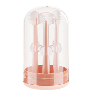 Kit per l'<span class=keywords><strong>igiene</strong></span> orale del bambino 3 pezzi <span class=keywords><strong>Set</strong></span> di spazzole morbide per uso alimentare Silicone delicato massaggio per i neonati per la pulizia della lingua <span class=keywords><strong>Set</strong></span> di strumenti - Product Image 6