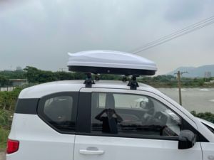 Boîte de toit universelle ultra-mince pour voiture et porte-bagages à double ouverture latérale en ABS+PC, style sport, vente en gros - Product Image 2