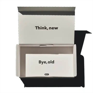 Tùy chỉnh các tông sóng giấy Bao bì hộp Tear Strip in tự niêm phong bưu phẩm vận chuyển Hộp quà tặng với logo - Product Image 5