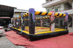 Équipement portatif gonflable extérieur de terrain de jeu d'arène de terrain de football de nouvelle conception-terrain de football et <span class=keywords><strong>château</strong></span> - Product Image 2