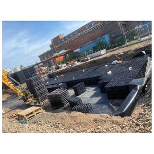 45t Fuerza de carga PP Infiltración de lluvia Sistema de tanque de detención Under Avenue y Plaza Deck Módulo de recolección de inundaciones - Product Image 6
