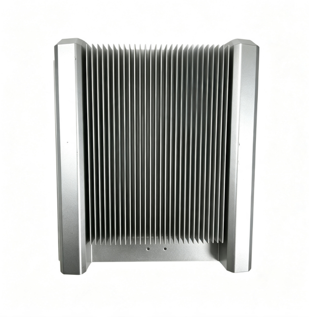 Custom Aluminum Extrusion Heatsink, CNC Machined Heat Sink with Mounting Holes for LED Power Electronic Cooling OEM ODM