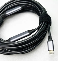 Kabel Ekstensi USB 3.0 Berkualitas Tinggi 32ft dengan Penguat Sinyal untuk Laptop PC VR Xbox 2026