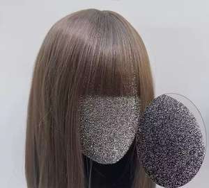 Nouvelle conception, tête de mannequin colorée avec diamants en pâte, support pour l'affichage de chapeaux et de perruques, bloc de tête de mannequin avec base métallique rétractable - Product Image 3