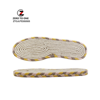 Espadrilles en Fiber de chanvre 1 pièce, semelle pour hommes, chaussures, sandales à la mode